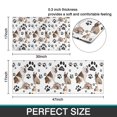 thumbnail image 7 of Bulldog Dog and Footprints Kitchen Rugs Sets Of 2,Anti Fatigue Kitchen Mat Rugs Non Slip Washable,Decorative Kitchen Floor Mats for Kitchen,Sink,Laundry,17"x30"+17"x47", 7 of 7