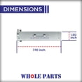 thumbnail image 6 of Whole Parts Oven Hinge Receiver Part # PC020016 - Replacement & Compatible With Some Viking Ovens, 6 of 7