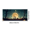 thumbnail image 2 of Get Your Garage Tiful with Our Halloween Banner: Await!, 2 of 5
