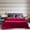 burgundy, variant on Ultra Soft Solid Color Satin Flat Sheet, Faux Silk Luxurious Bedding Sheet, Skin-Friendly Breathable Washable Sheet for Home Bedroom