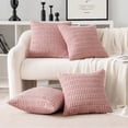 thumbnail image 4 of Lomyolo Decorative Throw Pillow Covers 20x20 Inch Soft Boho Striped Pillow Covers Modern Farmhouse Home Decor for Sofa Living Room Couch 2 Pack, 4 of 7