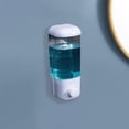 thumbnail image 4 of Dispensador de jabón Manual montado en la pared, contenedores de líquidos simples, contenedor dispensador de bomba transparente de plástico para el A Baoblaze Dispensador de jabón, 4 of 5