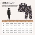 thumbnail image 4 of Lsque Snake And Floral1 Pattern Long Sleeve Pajama Set for Women - Soft 2-Piece Sleepwear and Loungewear Set with Pockets, Comfy Nightwear-Large, 4 of 7