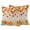 Orange, variant on Light Blue Sunshine Sunflower Outdoor Pillow Covers 24"x24" Set of 2,Waterproof Throw Pillow Covers for Patio Furniture,Pastoral Bees Farmhouse Floral Decorative Cushion Pillowcases for Garden Sofa