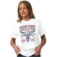 thumbnail image 5 of Country Western Tribal Cow Skull Women's Graphic T Shirt Tees Brisco Brands M, 5 of 5