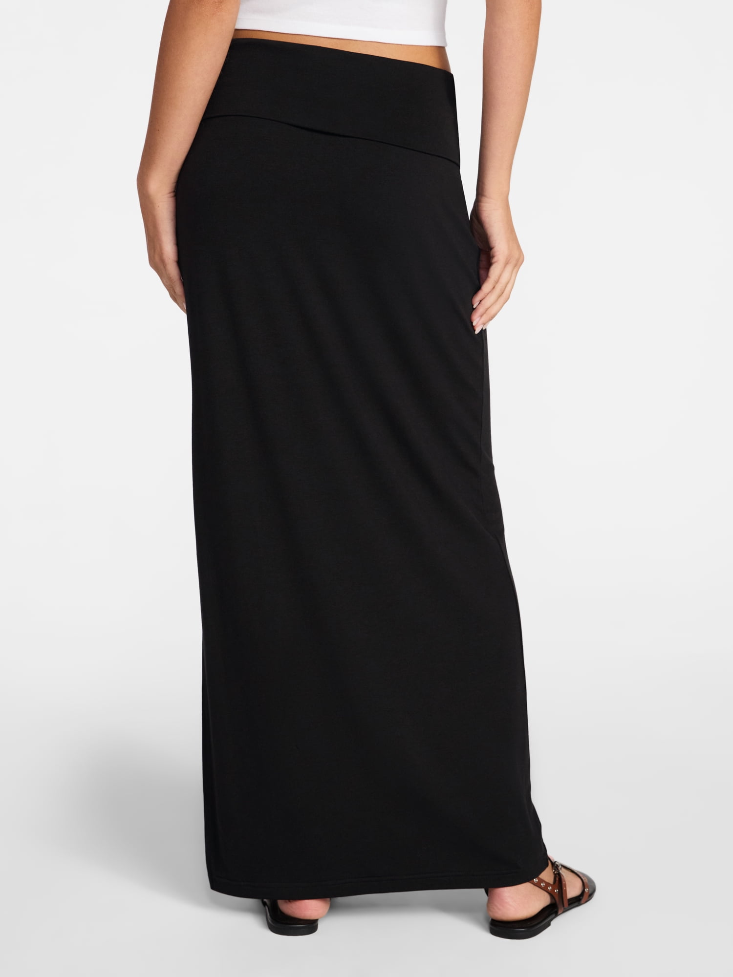 No Boundaries Foldover Maxi Skirt, Women's & Women's Plus XXS-4X