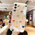 thumbnail image 6 of Love Heart Colorful Glossy TPU Case Compatible with iPhone Case (White,iPhone 12), 6 of 6
