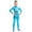 Pants-A221Sky Blue, variant on LEKWK Gymnastics Clothes for Girls Metallic Shiny Unitard Long Sleeve Jumpsuit Soft Stretchy Bodysuit Ballet Dance Yoga Performance Outfits