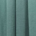 thumbnail image 2 of Nicole Miller New York Sawyer Cotton Blend Grommet Top Light Filtering Curtain Panels, 52"x96", Sage, Set of 2, 2 of 7