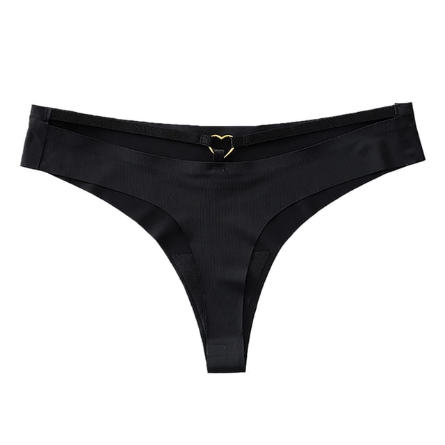 Ropa interior hipster Gibobby para mujer sexy transpirable negro M