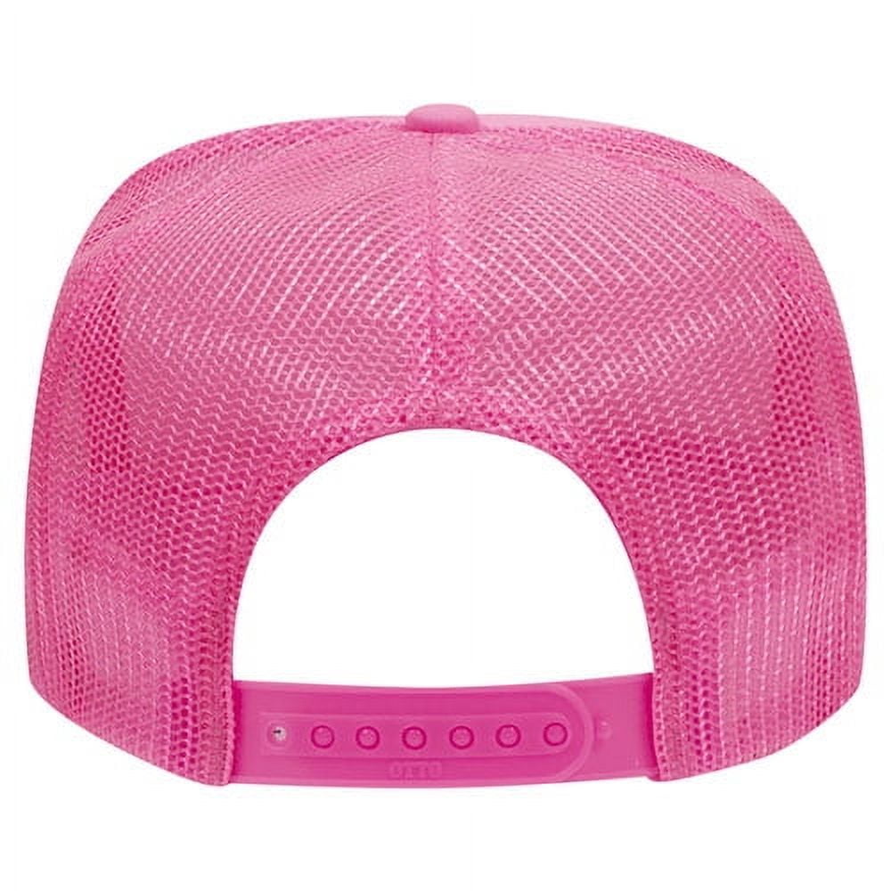 Southern Attitude Designs- Born to be Wild Neon Pink & White Unisex Foam Trucker Hat