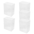 thumbnail image 4 of MRLESS Set of 5 Clear Stackable Display Boxes for Action Figures and Collectibles, Dustproof Storage Cases for Dolls and Game Fans, 4 of 8