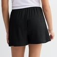 thumbnail image 2 of Girls 6-20 SO® Pull-On Texture Knit Shorts in Regular & Plus Size Color: Melrose Pink Size: M (8), 2 of 4