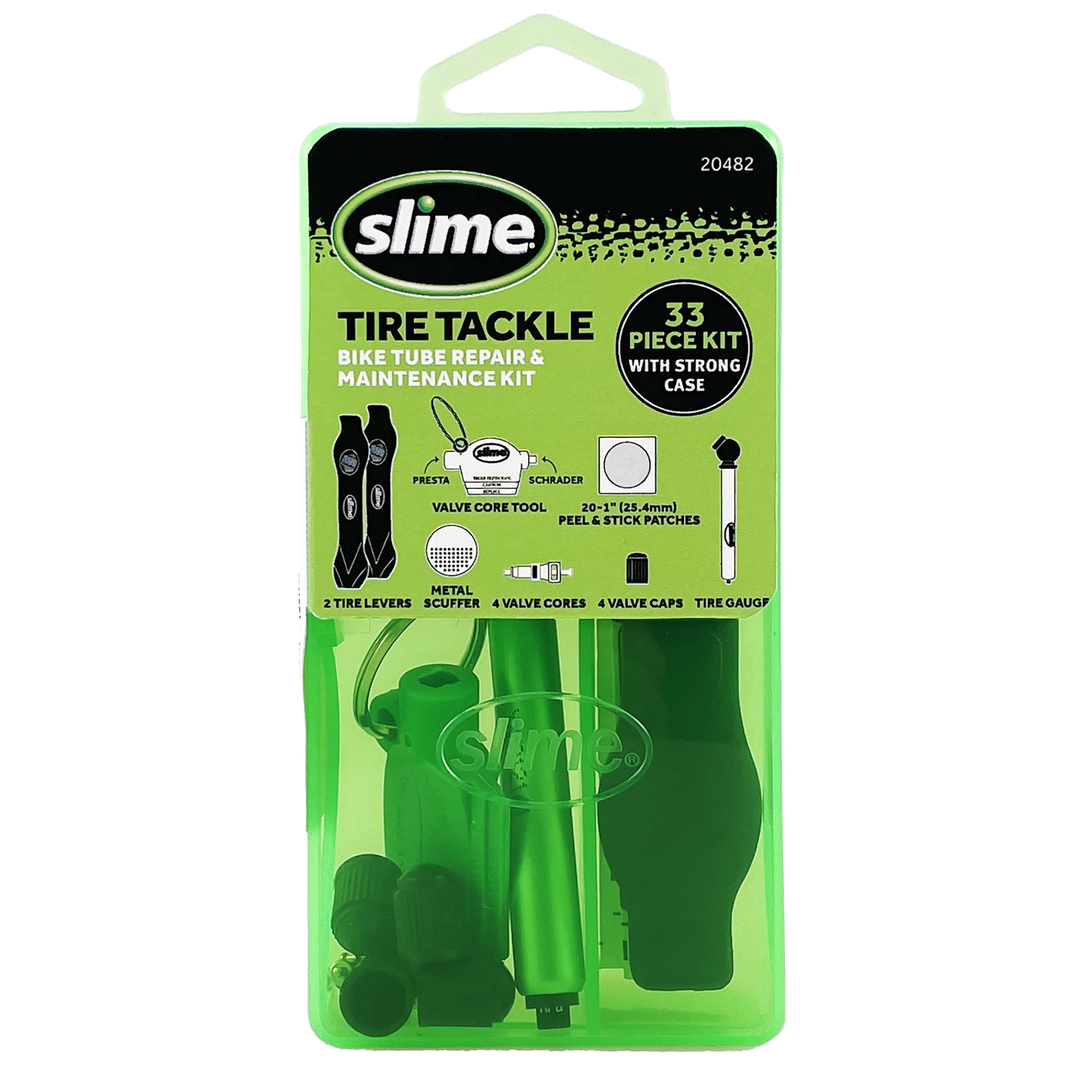 Slime Tire Tackle Bike Tube Repair & Maintenance Kit - 20482