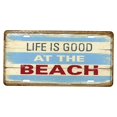thumbnail image 5 of DOLITY Retro Shabby Metal Sign Tin Sign Wall Decoration Poster - 22 Types Beach, 5 of 5