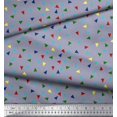 thumbnail image 3 of Soimoi Cotton Duck Fabric Dot & Triangle Geometric Print Fabric by Yard 56 Inch Wide, 3 of 3