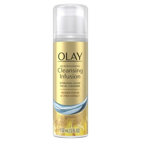 Olay Micropolishing Cleansing Infusion Facial Cleanser Ginger, 5