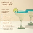 thumbnail image 3 of Segunda Vida Primavera Margarita Glasses for Birthday Party, 10oz, Set of 2, 3 of 6