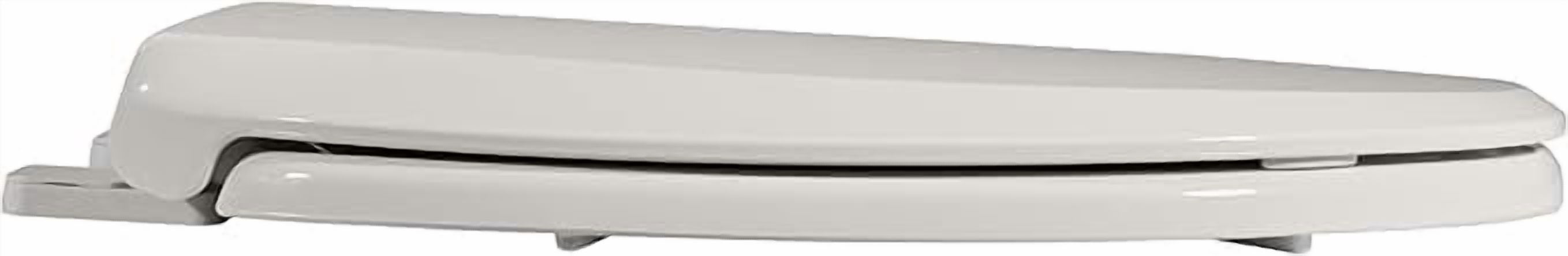 GOGRANT Beige Oval Plastic 19" Toilet Seat