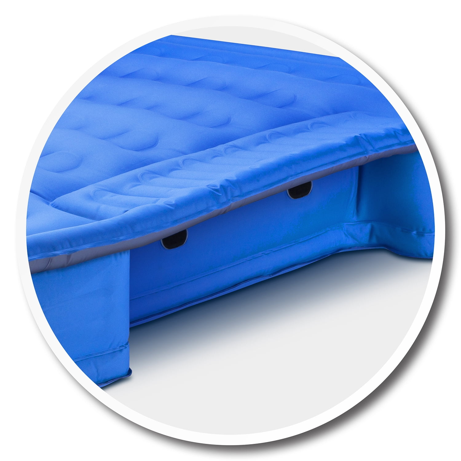 Airbedz by Pittman Outdoors - Truck Bed Air Mattress Mid Size 6.0-6.5' Ft Bed With Built-In Rechargeable Battery Air Pump Blue