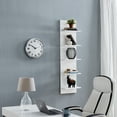 thumbnail image 6 of Danya B. White Finish Wide Column Wall Shelf, 6 of 6