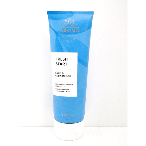 Bath & Body Works Fresh Start Sage & Cedarwood Aromatherapy Body Cream 8 oz