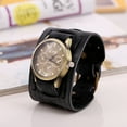 thumbnail image 4 of Reloj de Pulsera para Hombre sweethay Correa de Cuero Cuarzo Negro AP0112-01, 4 of 6