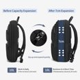 thumbnail image 2 of TIGERNU Multiuso Viaje Mochila: Compartimento Laptop 15.6", Organizado Múltiples Bolsillos, Resistente Al Agua, Unisex, Compatible Correas Equipaje, 2 of 9