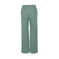 thumbnail image 4 of Audhol Womens Baggy Sweatpants Women's Summer Leisure Fashion Lacing Solid Color Waist Waist Wide Leg Casual Pants Women Wide Leg Sweatpants Mint Green 2XL, 4 of 5