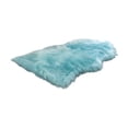 thumbnail image 2 of Roiihwy Ultra Soft Fluffy/Fuzzy Shaggy Area Runner Rugs for Bedroom Living Room, Light Blue, 35.43"x23.62", Faux Fur Chair Cover Seat Pad for Bedroom Floor Sofa Living Room, 2 of 6
