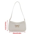 thumbnail image 5 of Giaone Modern Women's Shoulder Bag PU Handbag with Unique Bows Decoration, 5 of 20
