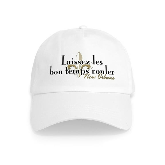 CafePress - Laissez Les NOLA Cap - Adjustable 100% Brushed Unisex Casual Cotton Baseball Cap, Beige, 1