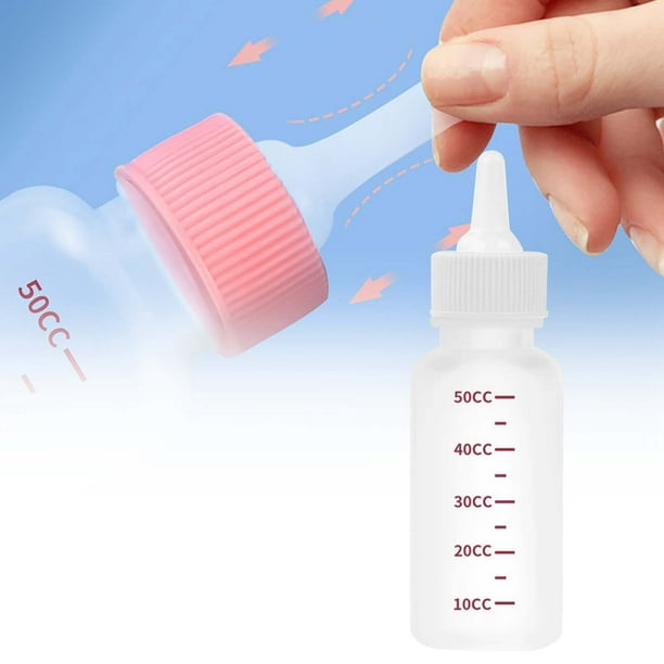 Biberón para Mascotas de 50ml para Cachorros y Perfecto para Gatos y Perros Recién Nacidos Diseñado para y Fácil Alimentación