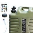thumbnail image 6 of Miulika Water Container Water Carrier with Spigot with Screw Lid Water Bucket Water Storage Jug for Washing Hand Survival Outdoor BBQ 40x20x30cm 18L, 6 of 7