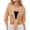 20# Ginger, variant on Women Lightweight Sparkle Mesh Bolero Open Front Tie Knot Short Cardigan for Daily Party White S