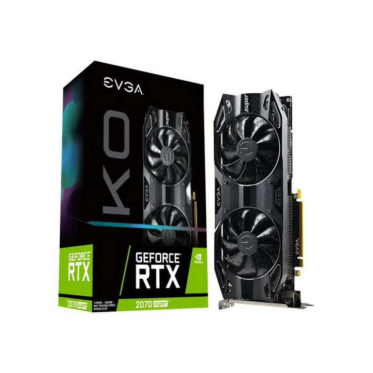 EVGA GeForce RTX 2070 Super KO 8GB GDDR6 Dual Fan Gaming EVGA GeForce RTX 2070 Super KO 8GB GDDR6 Dual Fan Gaming