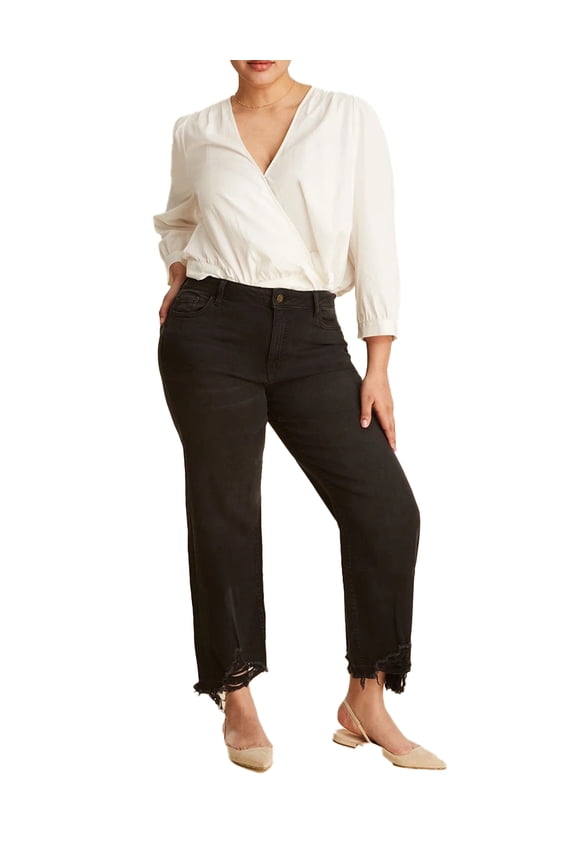 Warp + Weft | ICN Wide Leg Jeans | Black | Size 28