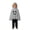 Grey, variant on Gunia Kids Ghost Hooded Cape For Boys Girls 2 Piece Halloween Costumes Cosplay Cloak Cute Party Dress Up Outfits Poncho