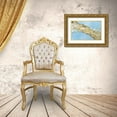 thumbnail image 3 of Willett, Michael 24x17 Gold Ornate Wood Framed with Double Matting Museum Art Print Titled - Mistral V in Azure, 3 of 4