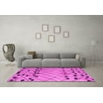 thumbnail image 3 of Ahgly Company Indoor Rectangle Abstract Pink Modern Area Rugs, 8' x 12', 3 of 4