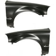 thumbnail image 4 of For 96-98 Civic Front Fender Quarter Panel Primed Steel Left Right Side SET PAIR, 4 of 5