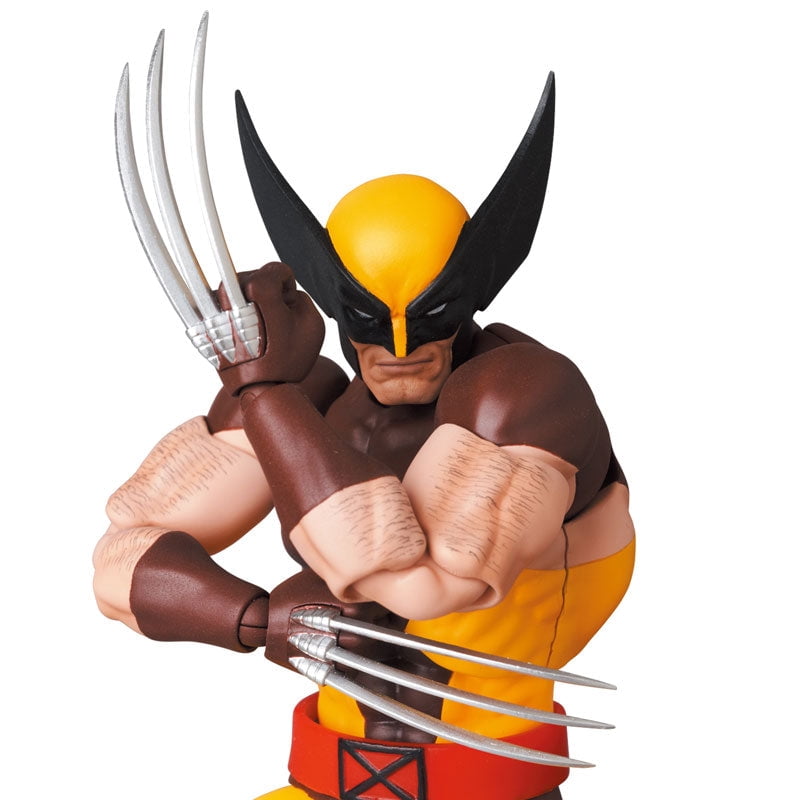 MAFEX X-Men Wolverine Brown Comic Ver Action Figure - Walmart.com