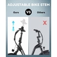 thumbnail image 6 of Actbest Mars Electric Bike for Adults, 20" Fat Tire Folding Ebike with 500W Motor, 7 Speed Max 28MPH 48V 13.5AH, Adjustable Bike Stem, (White) with Front Basket, 6 of 7
