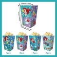 thumbnail image 2 of Cartoon Popcorn Boxes 12pcs Ariel Princess Family Birthday Decorations Snack Treat Boxes for Kids Boys Girls Theme Birthday Party Supplies Baby Shower Decorations, 2 of 4