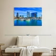 thumbnail image 2 of Elephant Stock San Diego Waterfront Wall Art - Horizontal Canvas Wall Art - Living Room Wall Decor - Places Canvas - Blue And Beige Decor - 36" x 24", 2 of 4