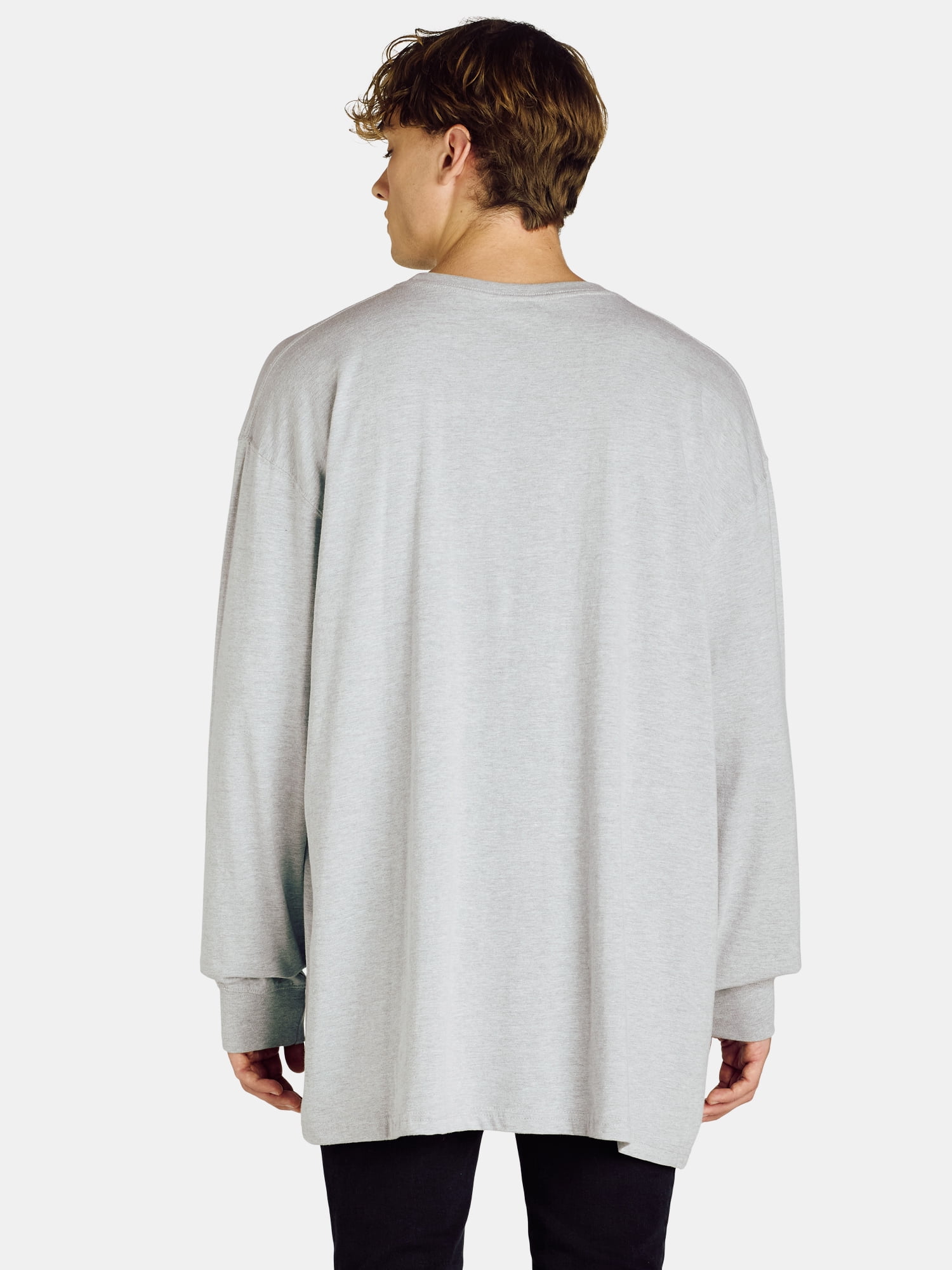 Wrangler Men’s Big and Tall Cotton Pocket Tee with Long Sleeves, Sizes 1XL-6XL