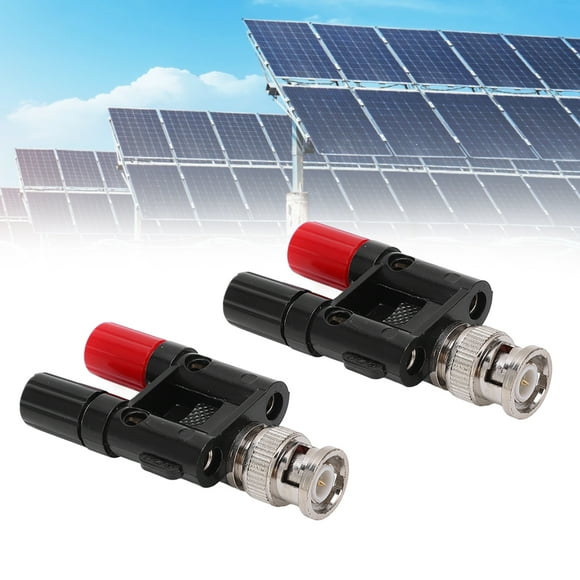 BNC Male To Banana Female Connector, BNC Banana Adapter 2pcs for Electronic Equipment