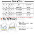 thumbnail image 3 of Womens Bras Sports Bra Vest Push-Up Yoga Fitness Sports Bra With Removable Chest Pad Wireless Bra Orange XL, 3 of 6