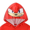 thumbnail image 4 of SEGA Sonic the Hedgehog Knuckles Long Sleeve Hooded Shirt (Boys), Sizes 4-20, 4 of 9