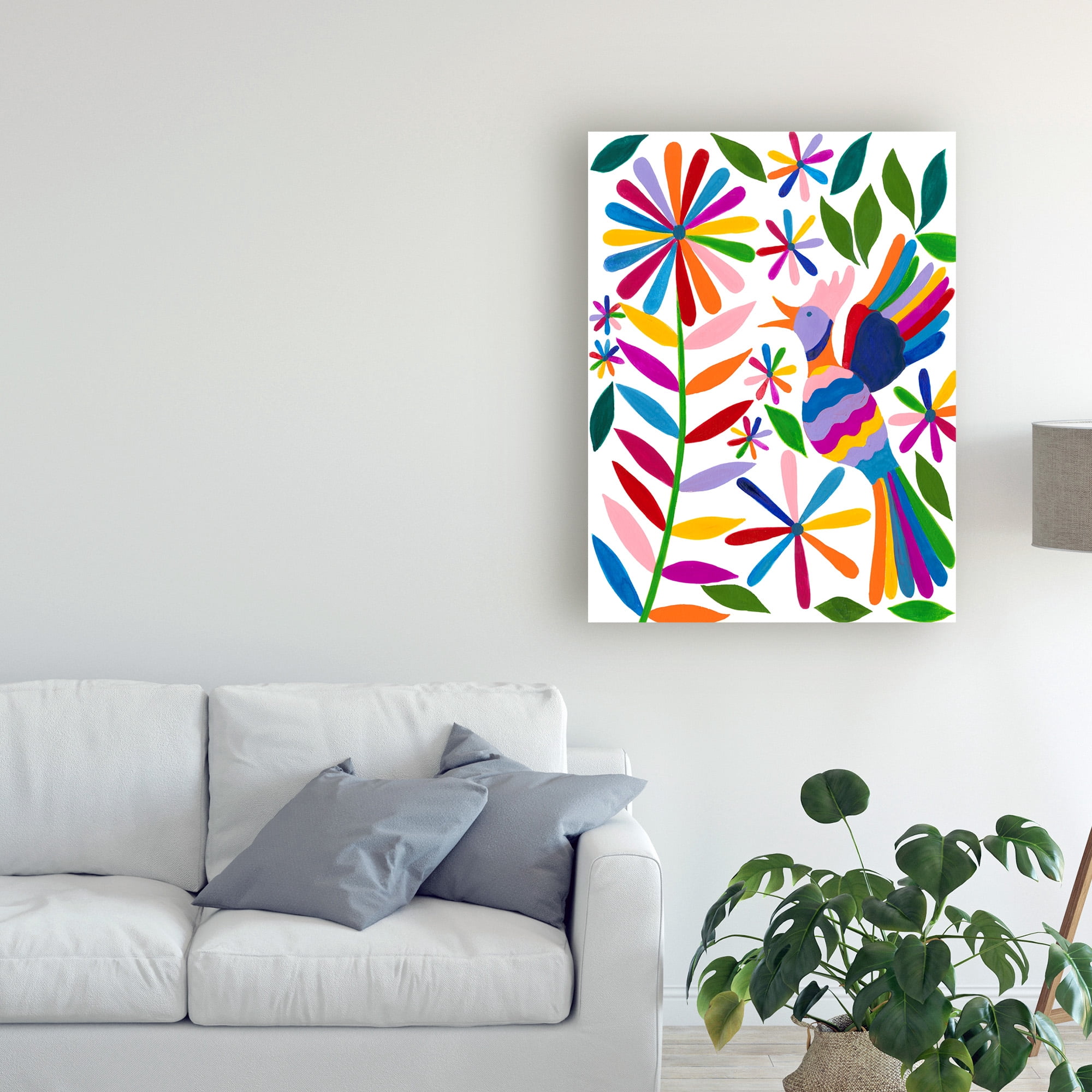Trademark Fine Art 'Otomi Bird II' Canvas Art by Regina Moore